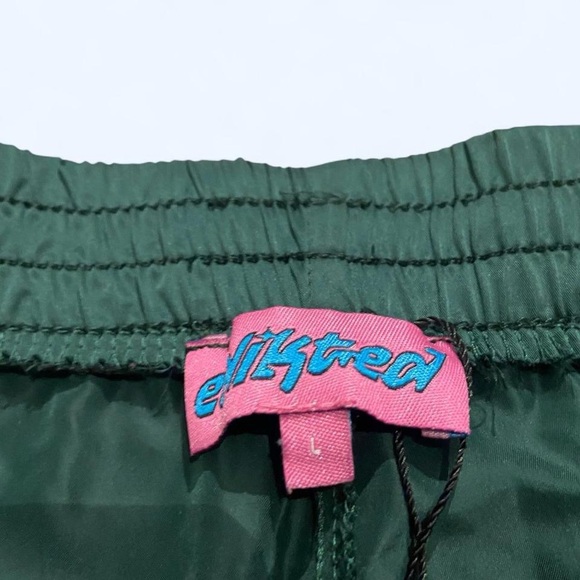 Green and pink Edikted mini micro shorts - Picture 3 of 4